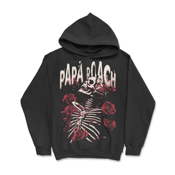 Papa Roach - Skele Roses Hoodie (Black)