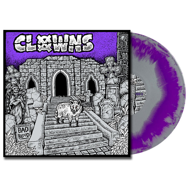 Clowns - Bad Blood LP (Silver/Purple)