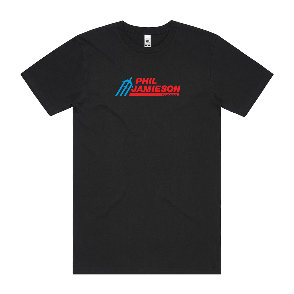 Phil Jamieson - PJ AIR Tour T-Shirt (Black) front