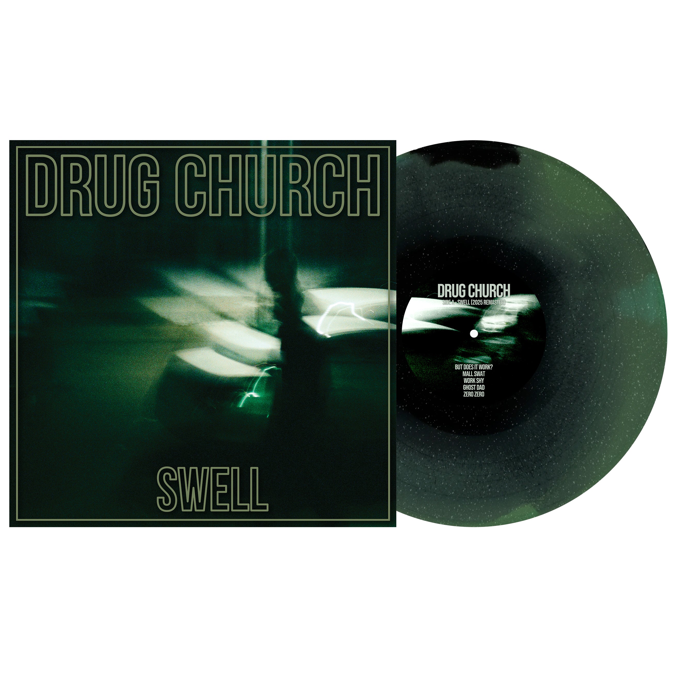 Drug Church - Swell EP (Mint/Black/Olive aside/bside w/ Glitter Vinyl)