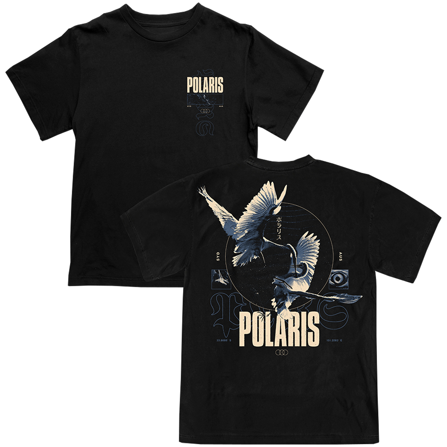 Polaris - Birds T-Shirt (Black)