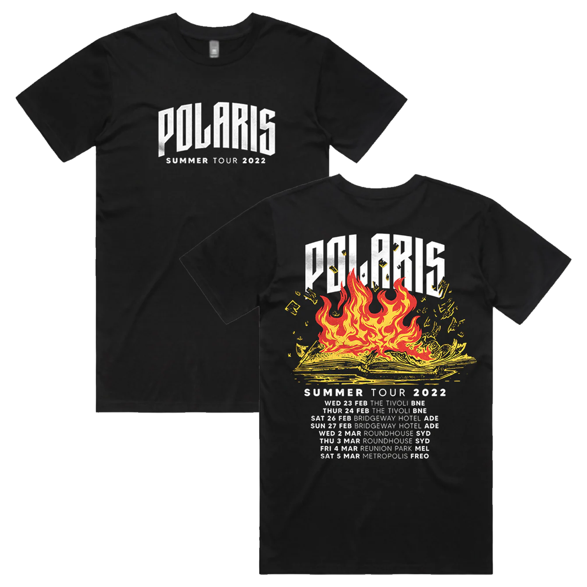 Polaris - Summer 2022 Tour Tee (Black)