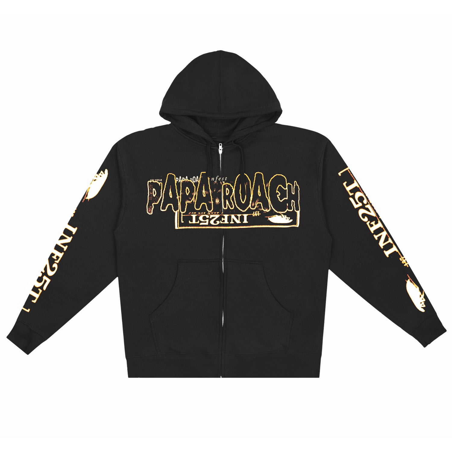 Papa Roach - Inf25t Zip Hoodie (Black)