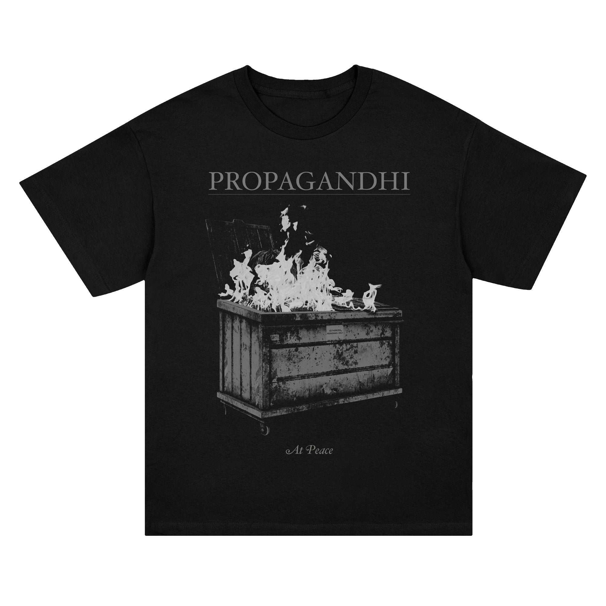 Propagandhi - Dumpster Fire T-Shirt (Black)