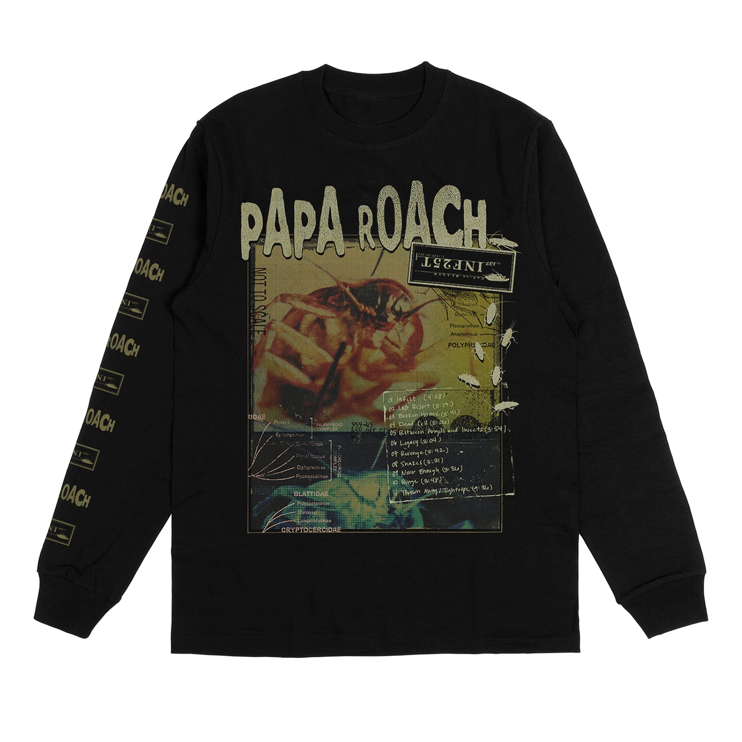Papa Roach - Inf25t Scraps Longsleeve (Black)