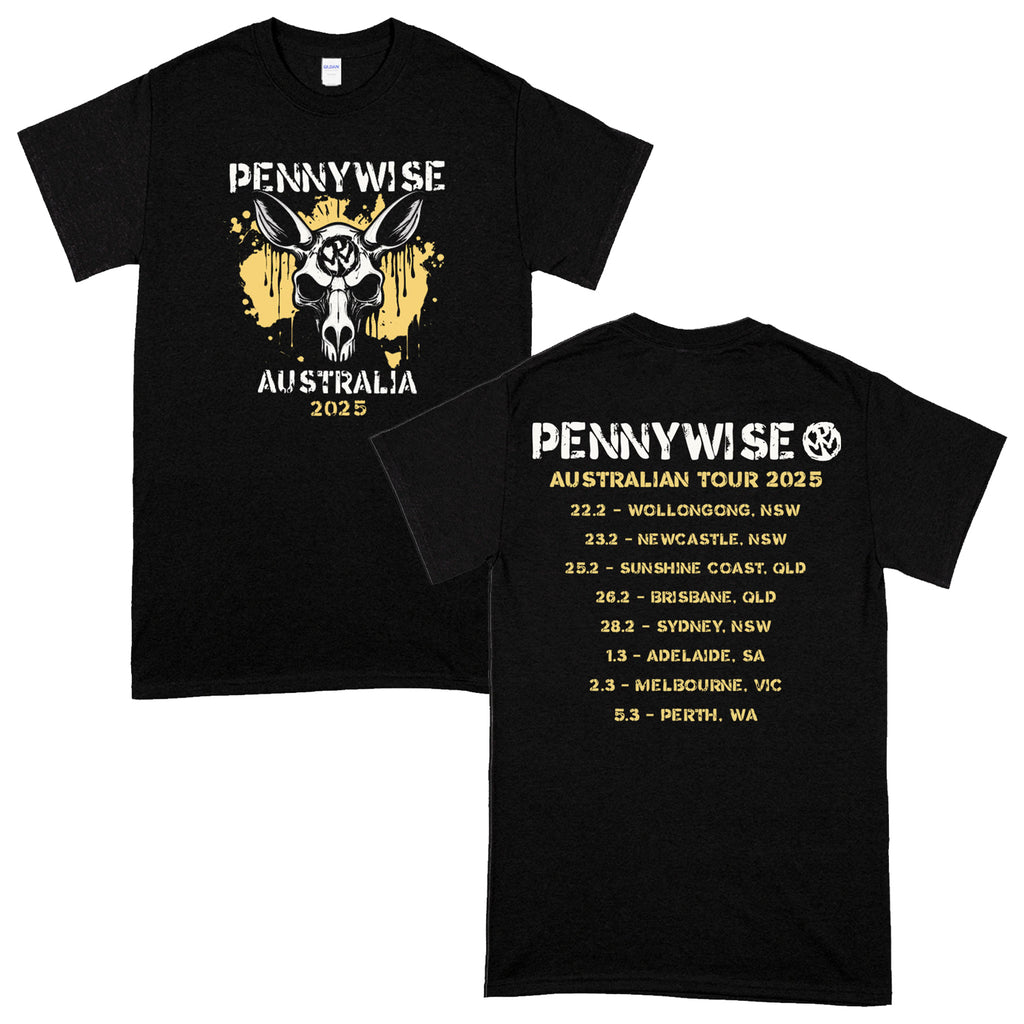 Pennywise - AUS Tour 2025 T-Shirt (Black)