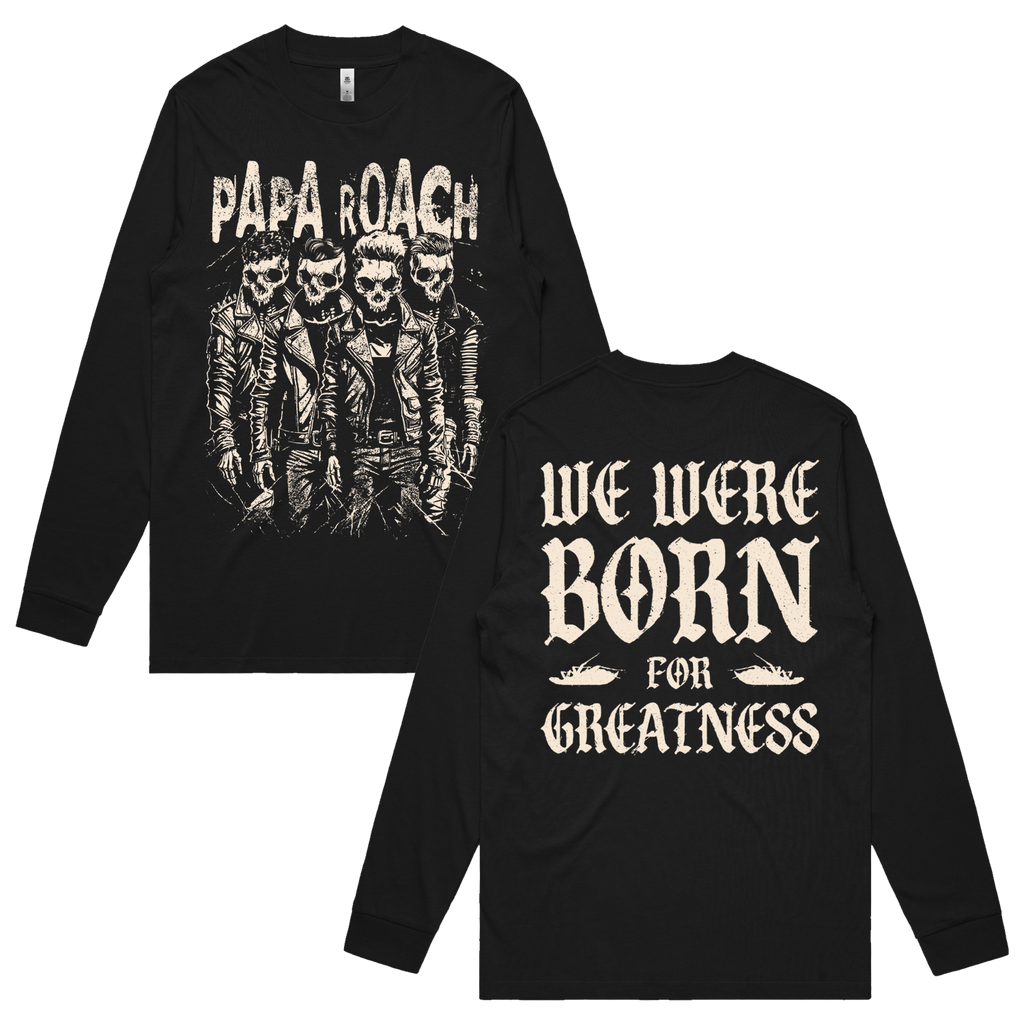 Papa Roach - Born For Greatness Longsleeve (Black)