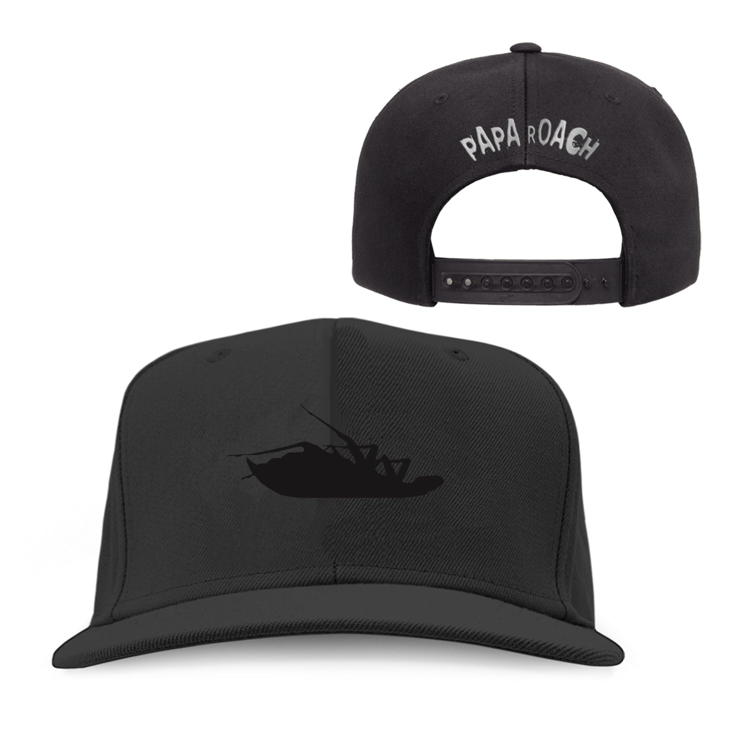 Papa Roach - Roach Blackout Snapback (Black on Black)