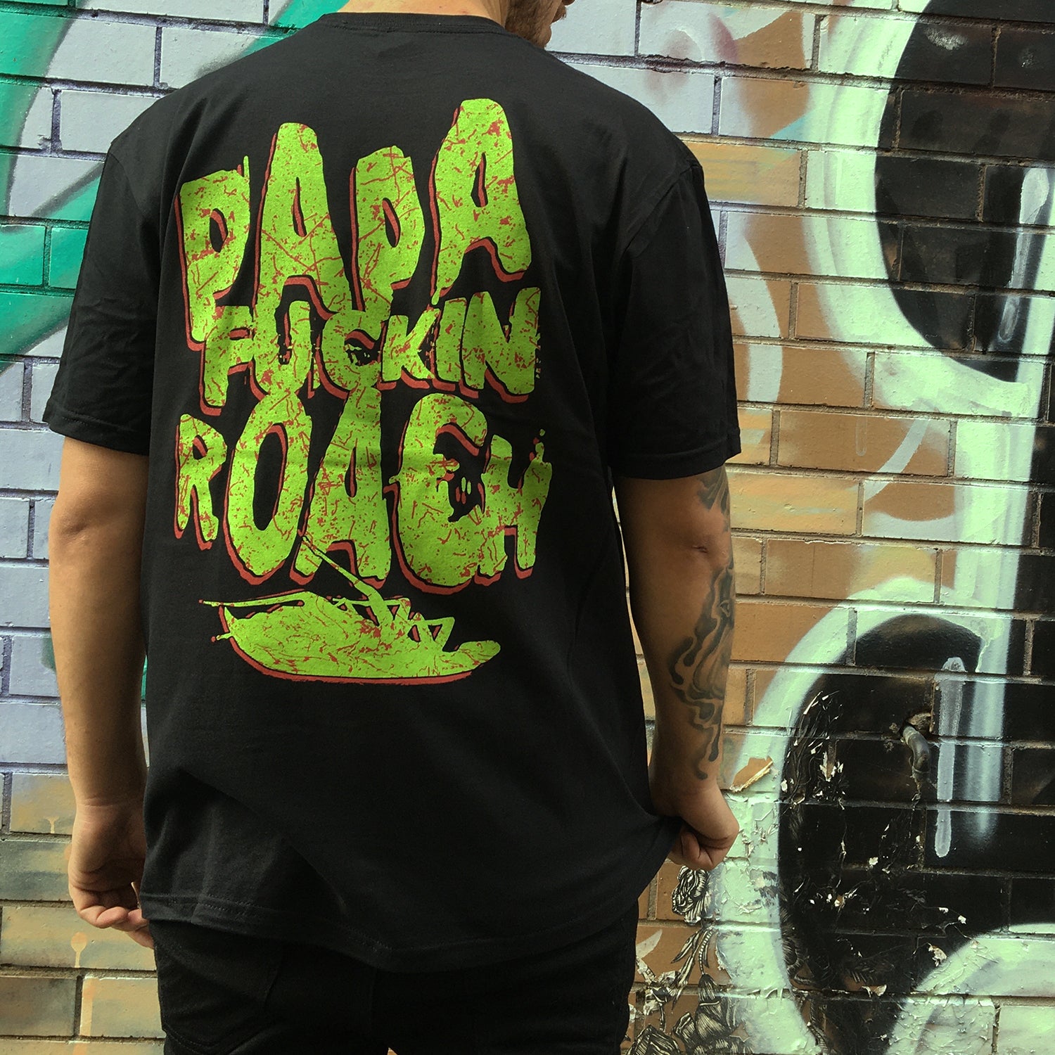 Papa Roach - Live T-Shirt (Black)