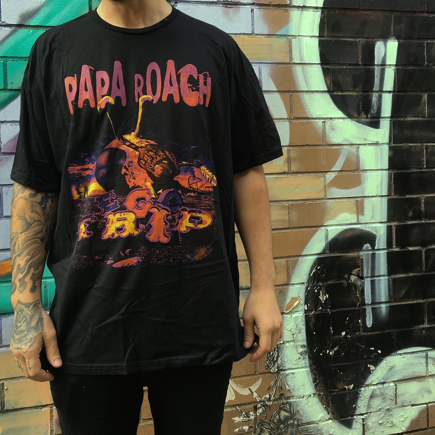 Papa Roach - 2023 World Tour T-Shirt (Black)