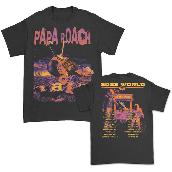 Papa Roach - 2023 World Tour T-Shirt (Black)