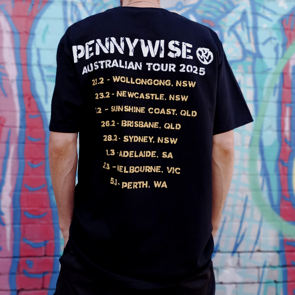 Pennywise - AUS Tour 2025 T-Shirt (Black)