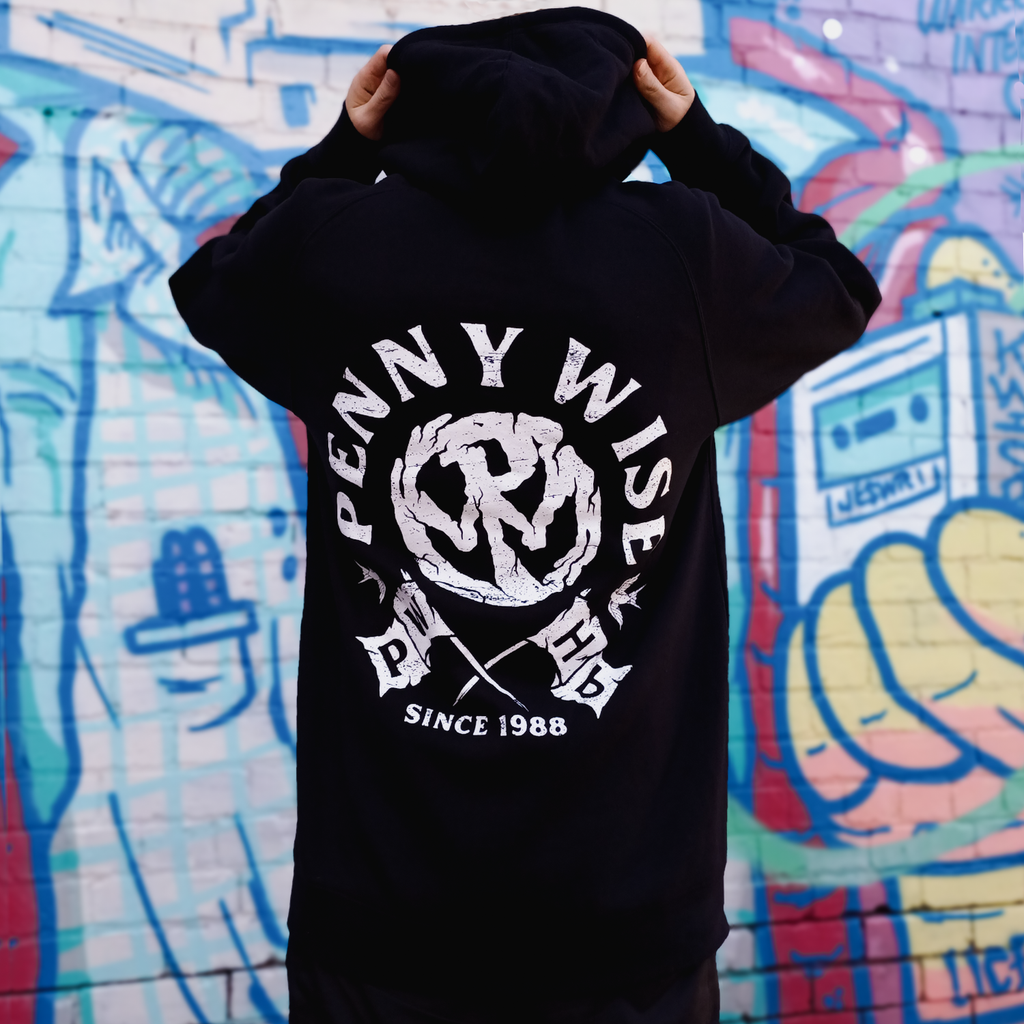 Pennywise - Flag Zip Up Hoodie (Black)