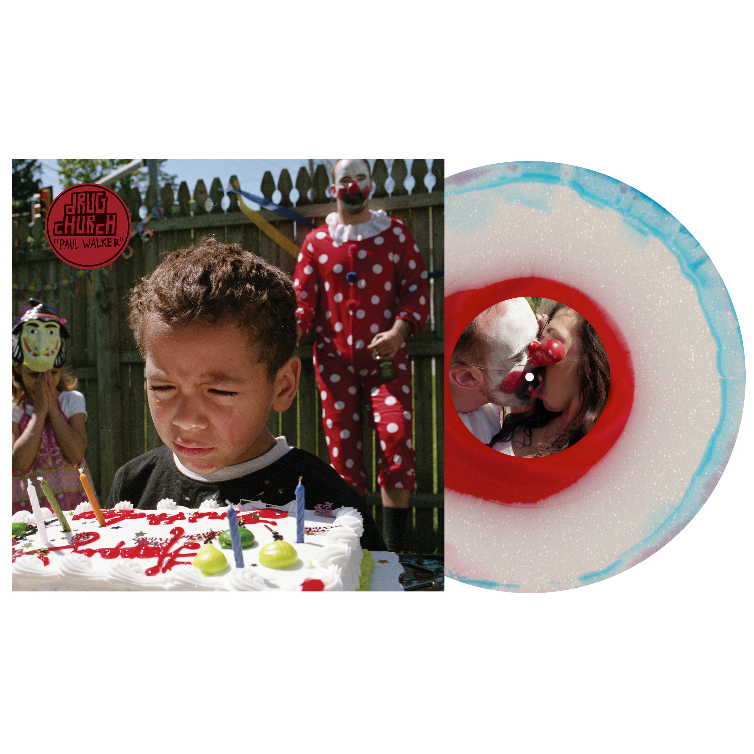 Drug Church - Paul Walker LP (Blue/White/Red aside/bside w/ Glitter Vinyl)