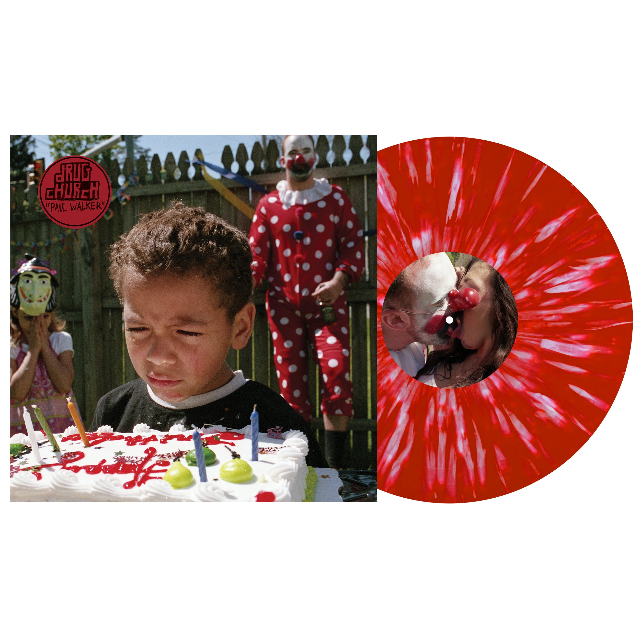 Drug Church - Paul Walker LP (Blood Red w/ White Splatter Vinyl)
