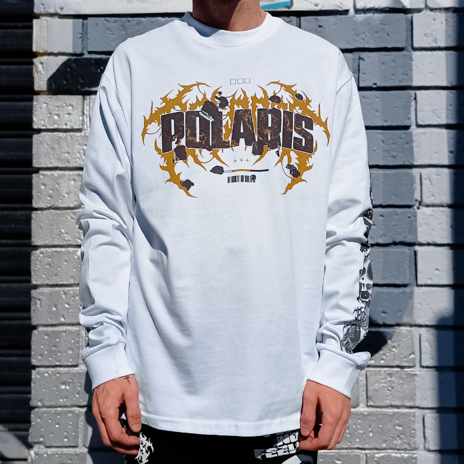 Polaris - Kintsugi Longsleeve (White)