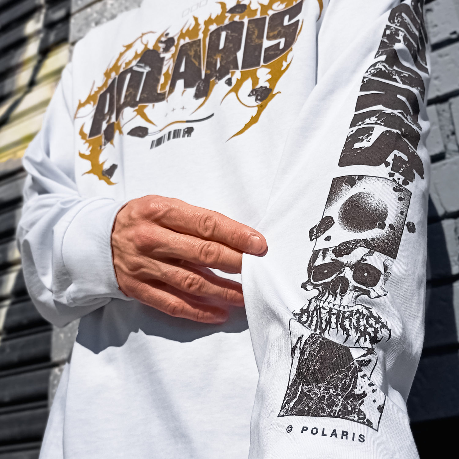 Polaris - Kintsugi Longsleeve (White)