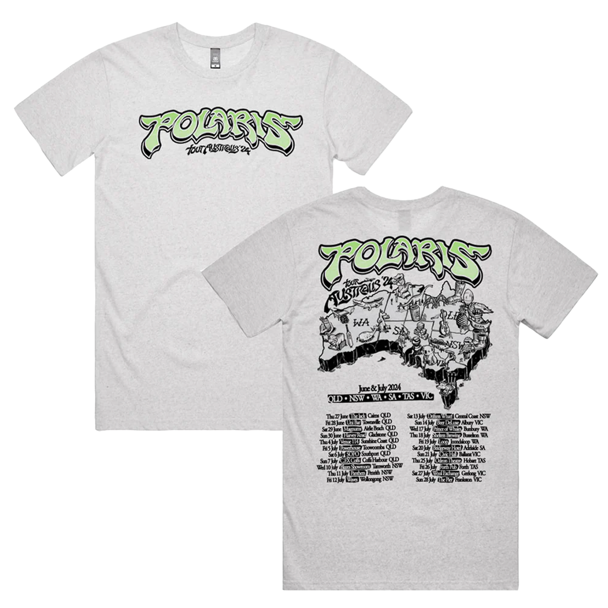 Polaris - Tour Australis Tee (White Marle)