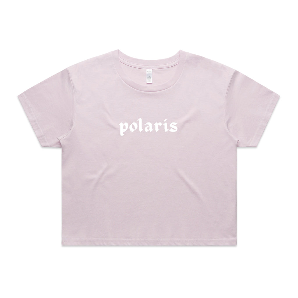 Polaris - Logo Womens Crop Tee (Orchid)