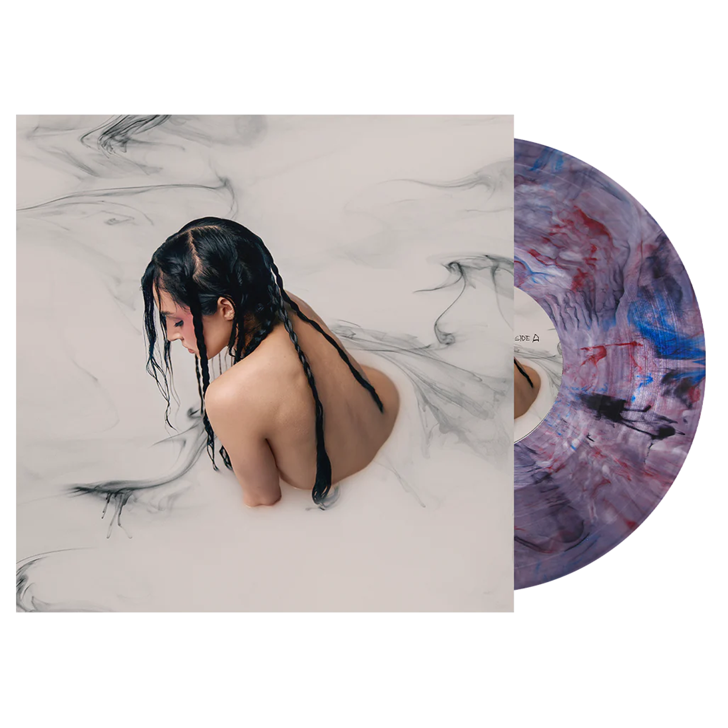 Poppy - Negative Spaces LP (Clear w/ Red + Blue + Black Marble Vinyl)