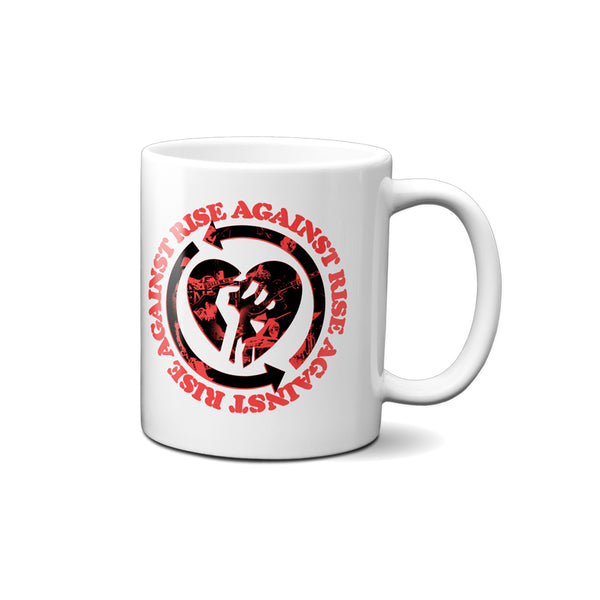 Rise Against - Photo Heart Fist Coffee Mug