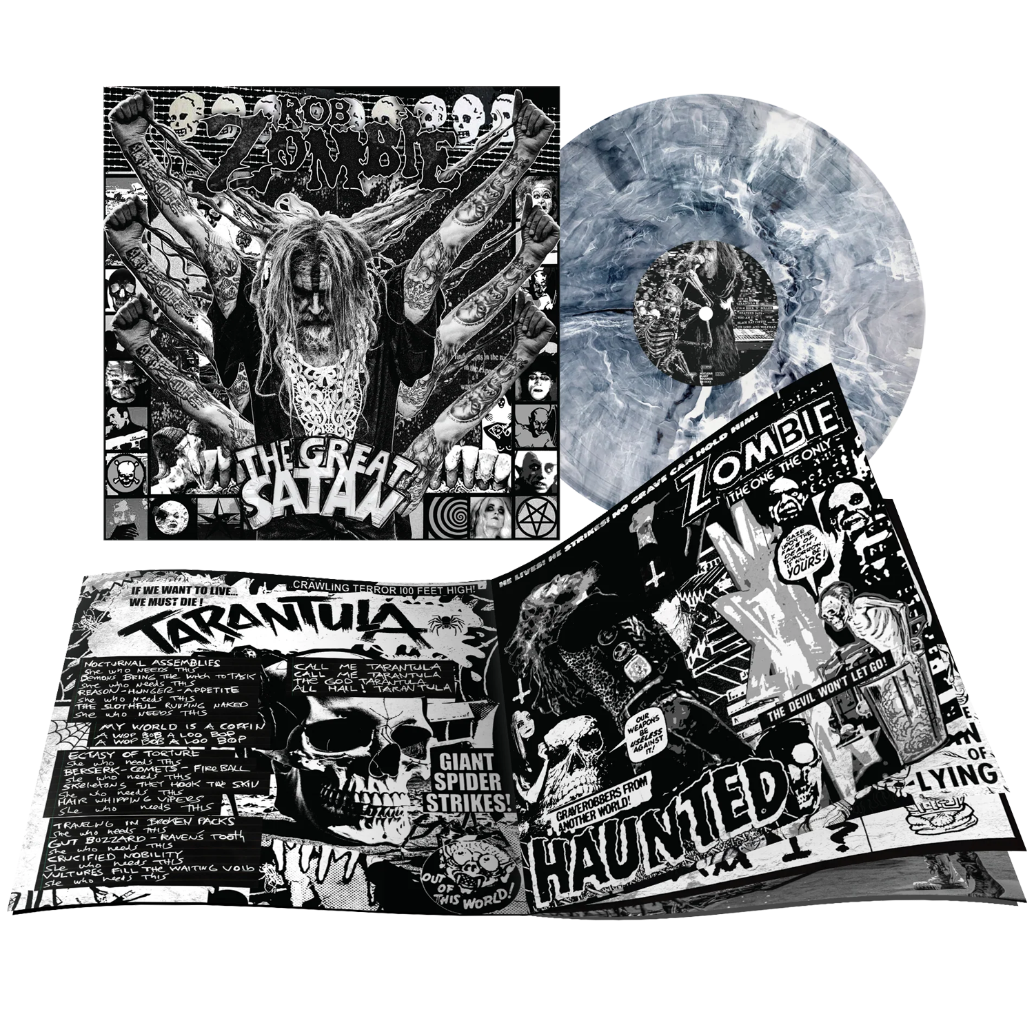 Rob Zombie - The Great Satan LP (Bleach Marbled Vinyl)