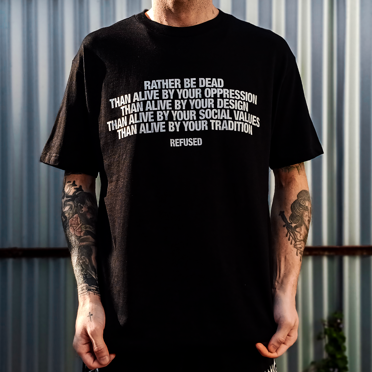 Rather Be Dead Lyric T-Shirt (Black)