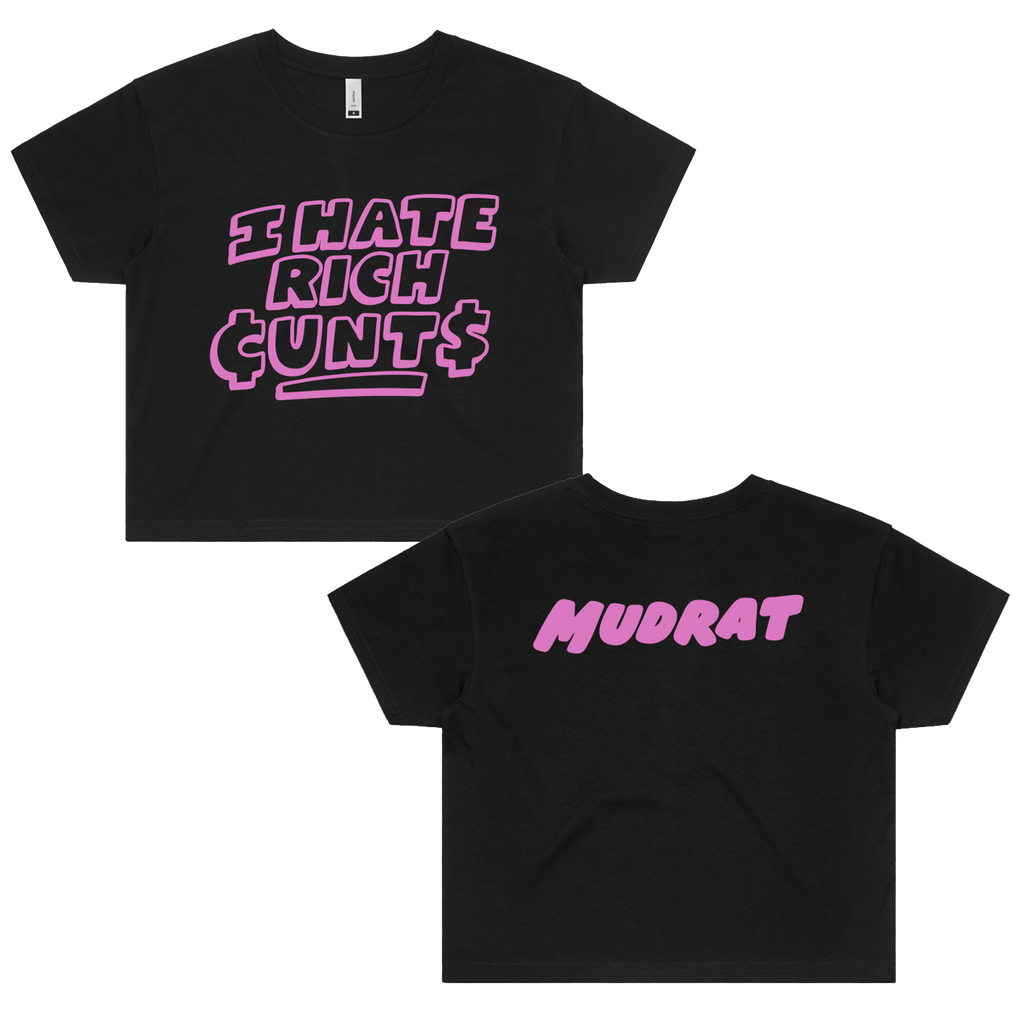 Rich C_nts Crop Tee (Black)