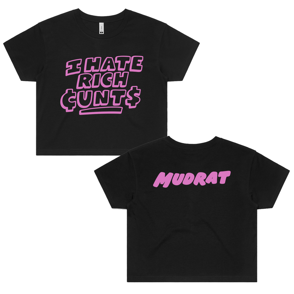 Rich C_nts Crop Tee (Black)