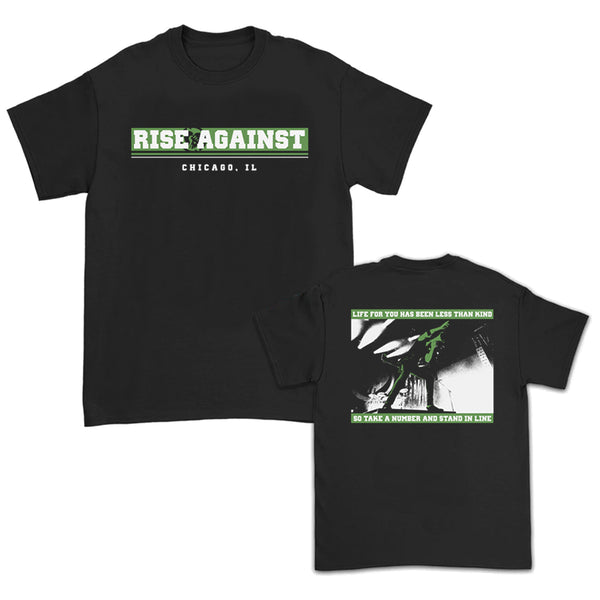 Rise Against - Stand In Line T-Shirt (Black)