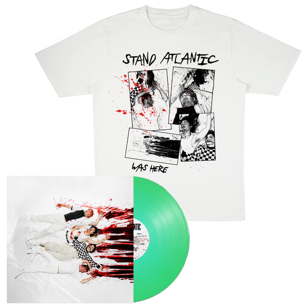 Stand Atlantic - Was Here LP (Glow In The Dark Vinyl) + T-Shirt Bundle