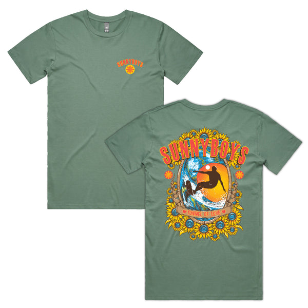 Sunnyboys - Tunnel Of Love T-Shirt (Sage)
