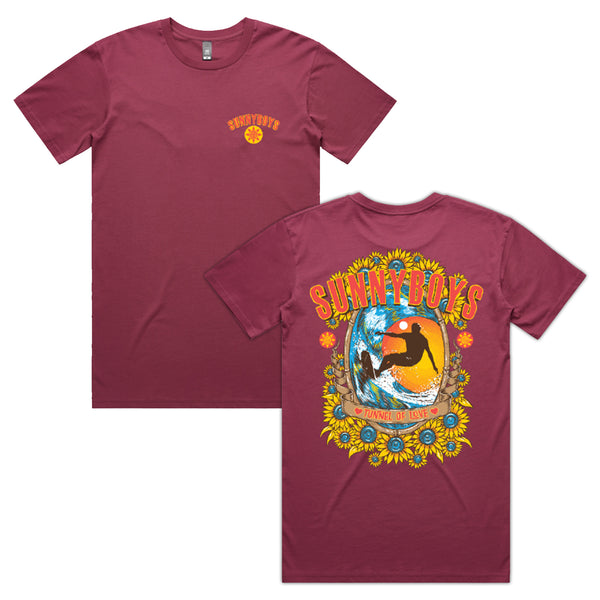 Sunnyboys - Tunnel Of Love T-Shirt (Berry)