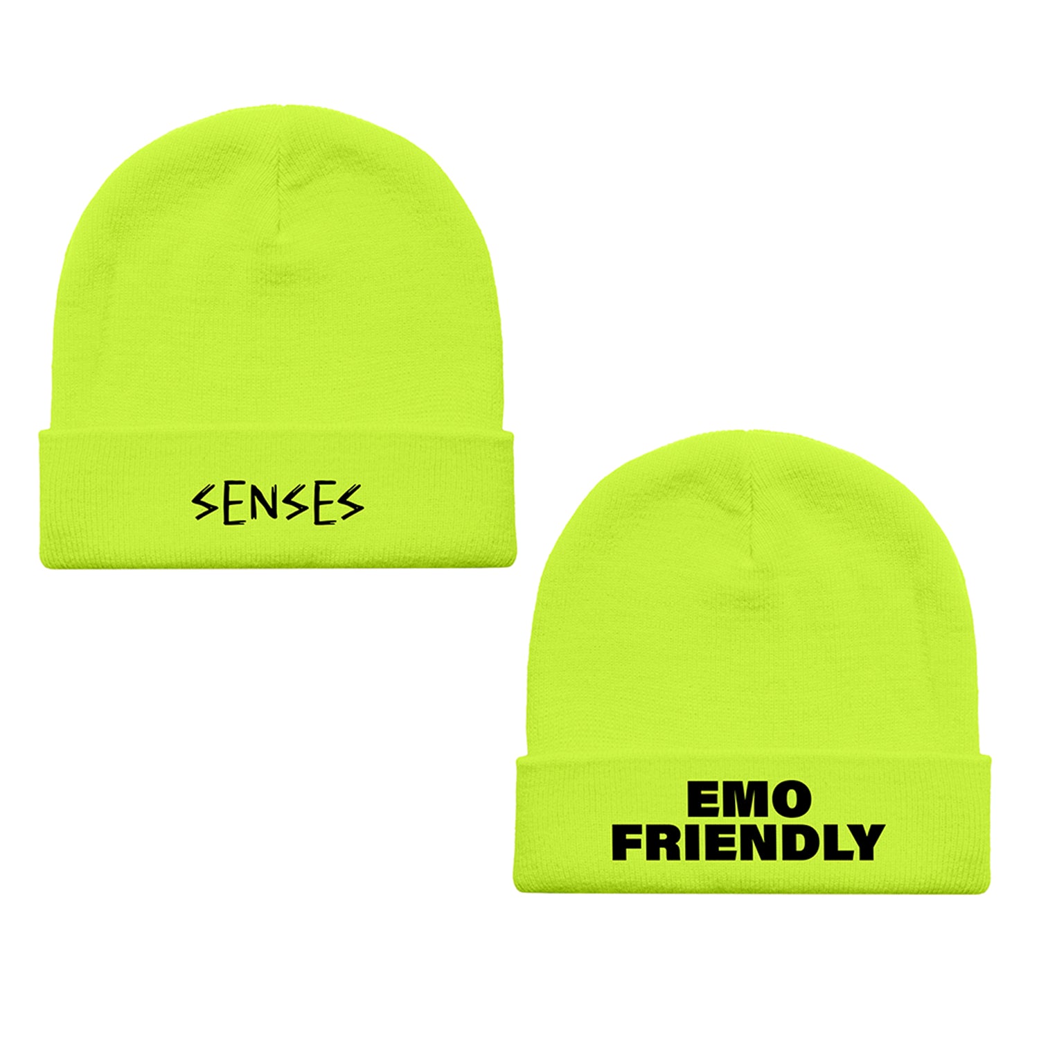 Senses - Emo Friendly Beanie (Safety Yellow)