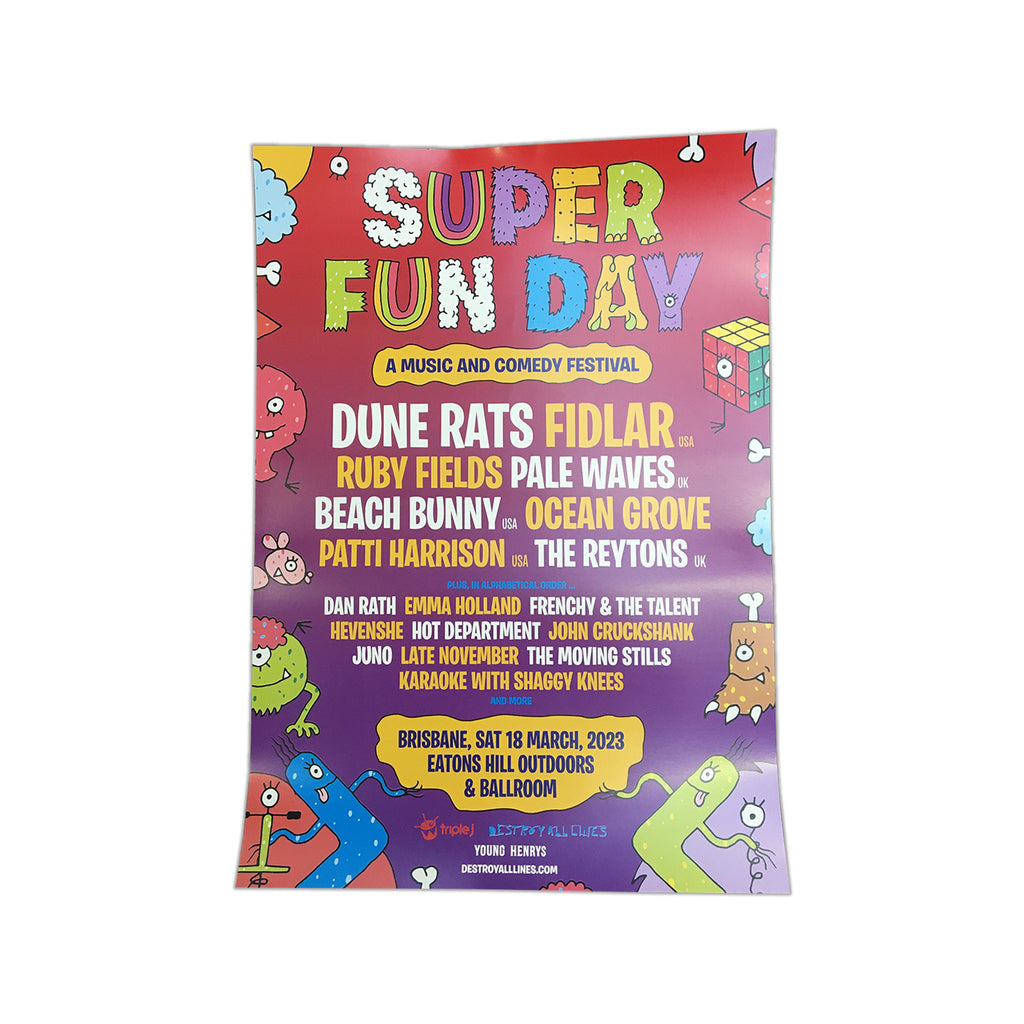 Super Fun Day Festival - Super Fun Day Event 2023 Poster (A3)