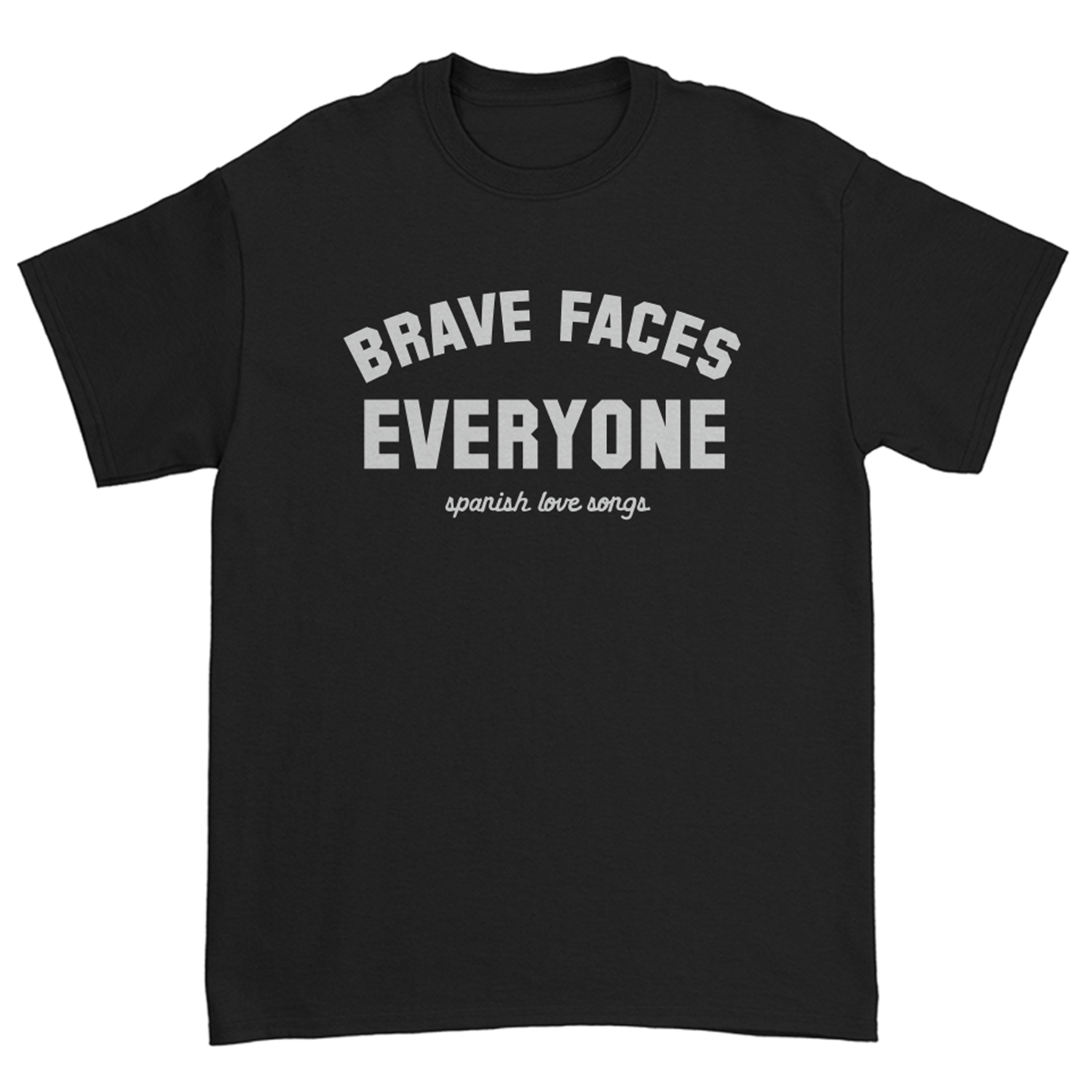 Spanish Love Songs - Brave Faces Tee (Black)