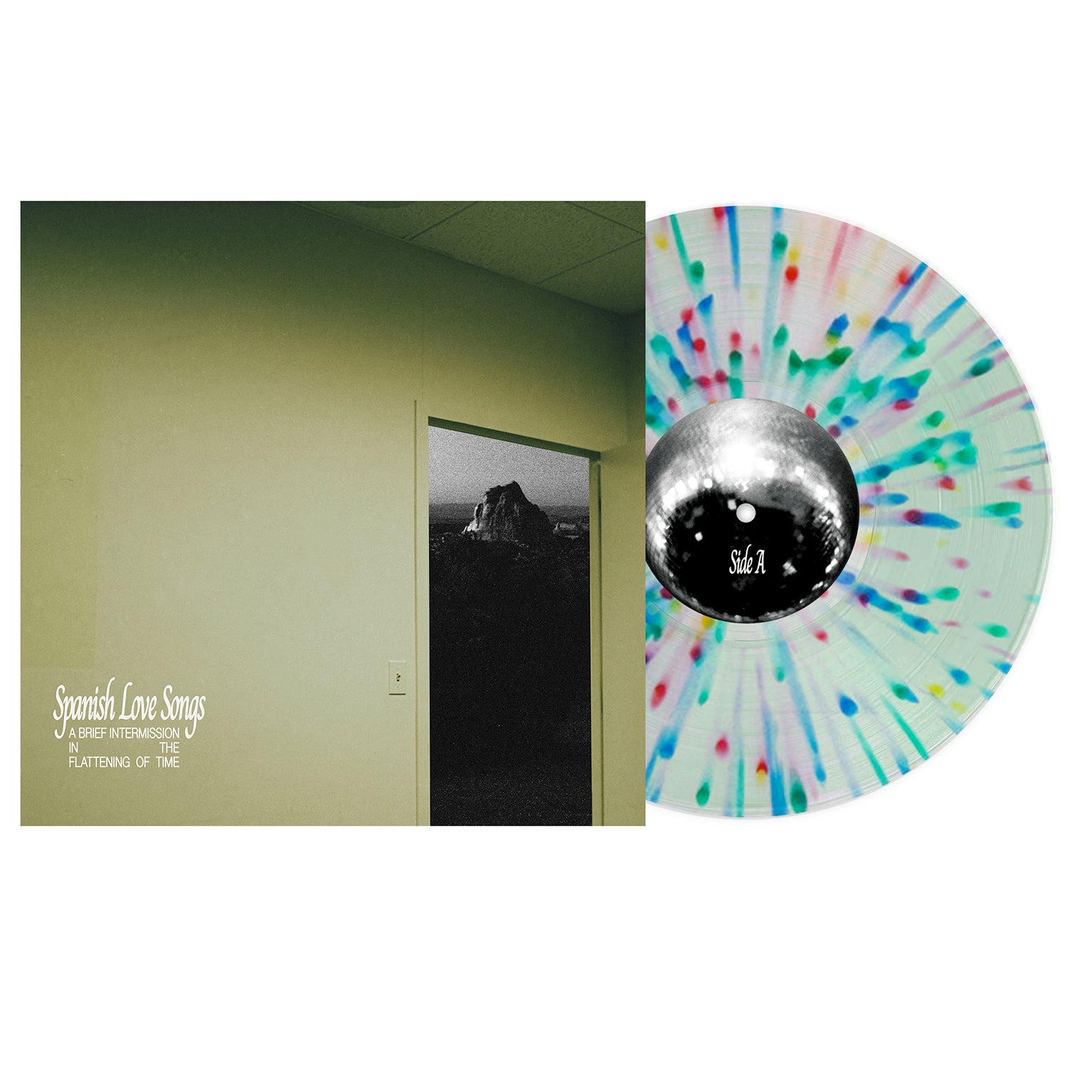 Spanish Love Songs - A Brief Intermission in the Flattening of Time LP (Coke Bottle w/ Rainbow Splatter Vinyl)