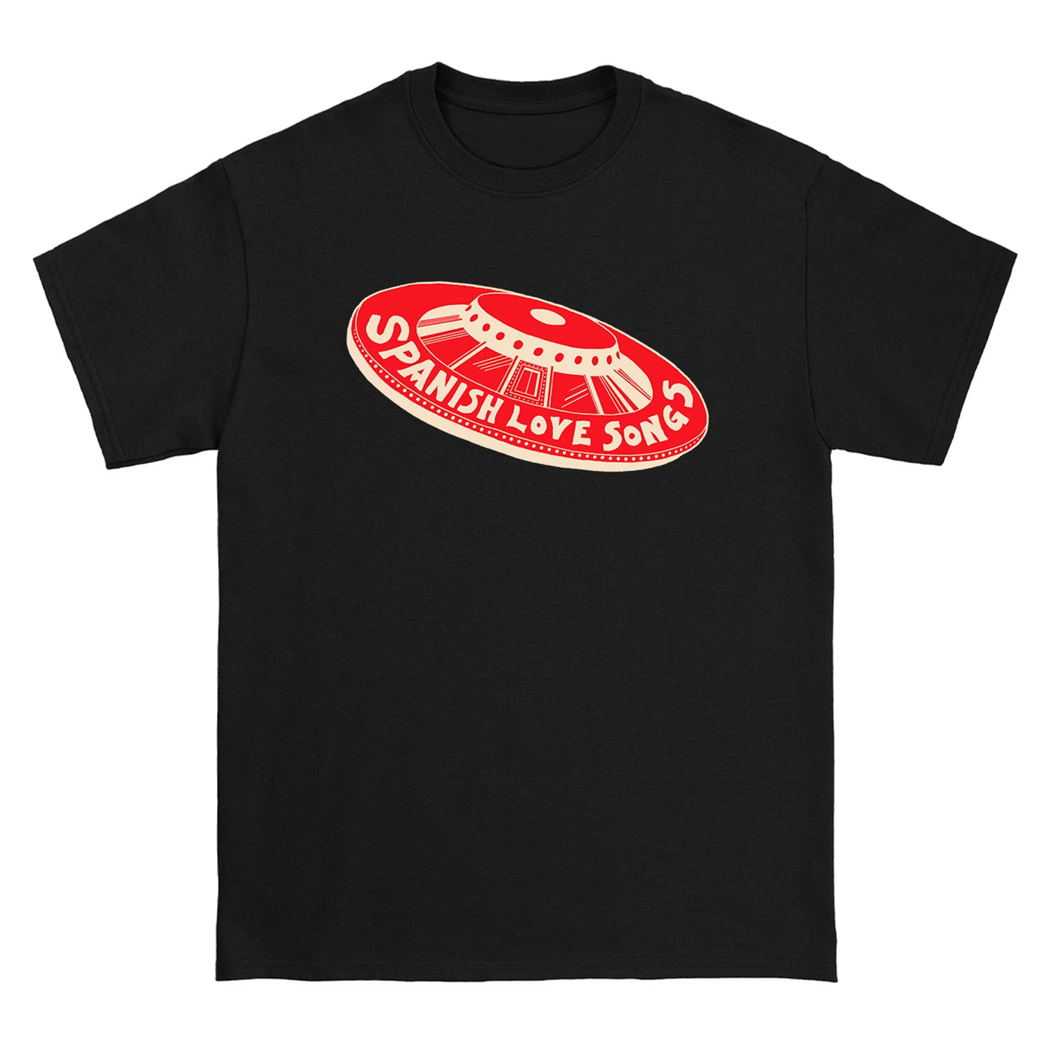 Spanish Love Songs - UFO T-Shirt (Black)