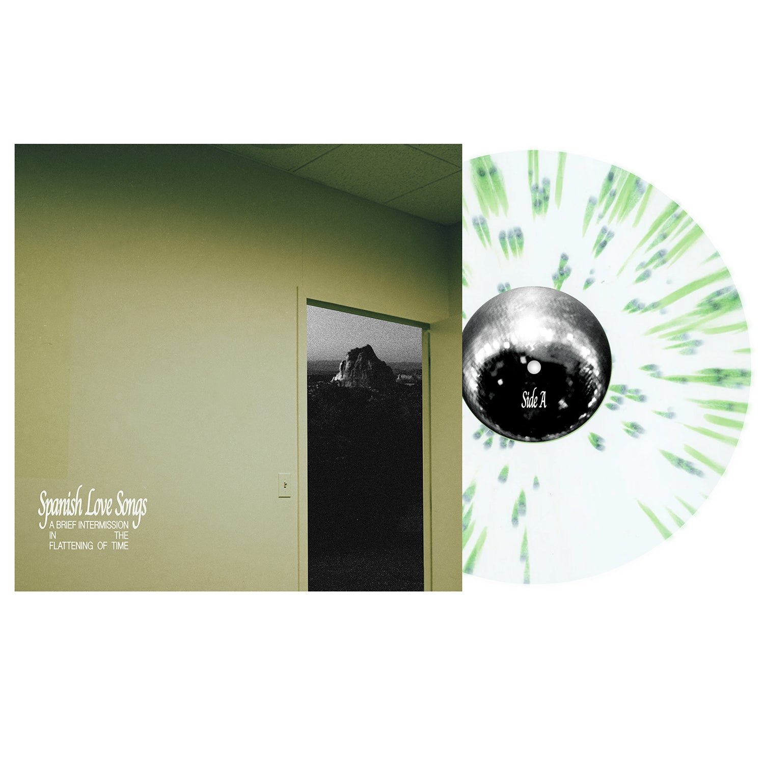 Spanish Love Songs - A Brief Intermission in the Flattening of Time LP (White w/ Green Splatter Vinyl)