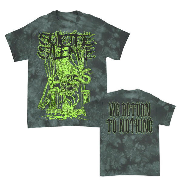 Suicide Silence - We Return To Nothing T-Shirt (Forest Crystal Dye)