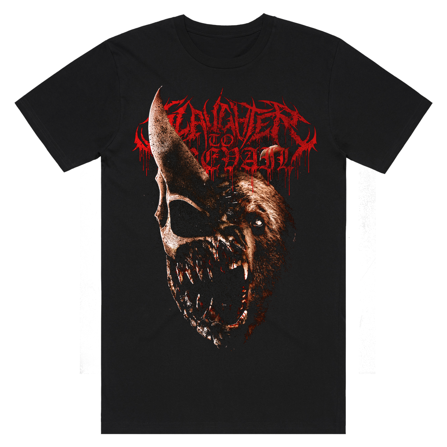 Slaughter To Prevail - Grizzly Skull T-Shirt (Black)