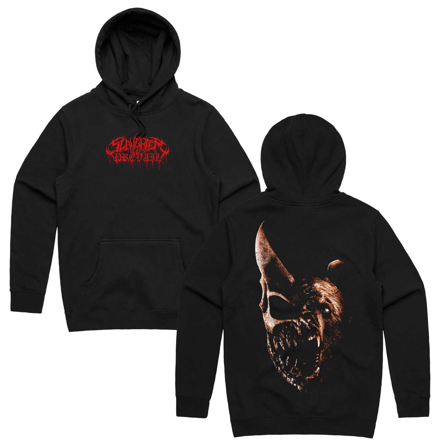 Slaughter To Prevail - Grizzly Skull Hoodie (Black)