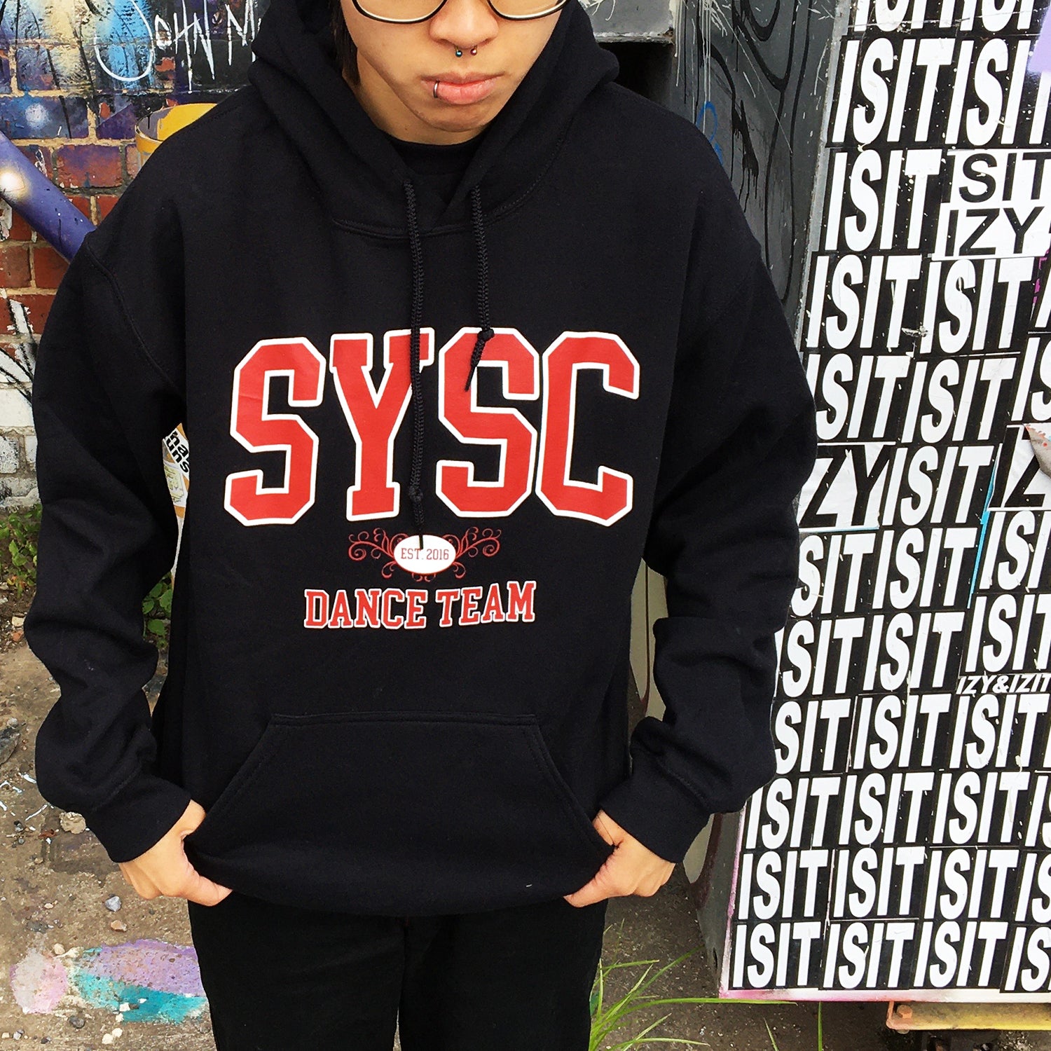 seeyouspacecowboy - College Dance Team Hoodie (Black)