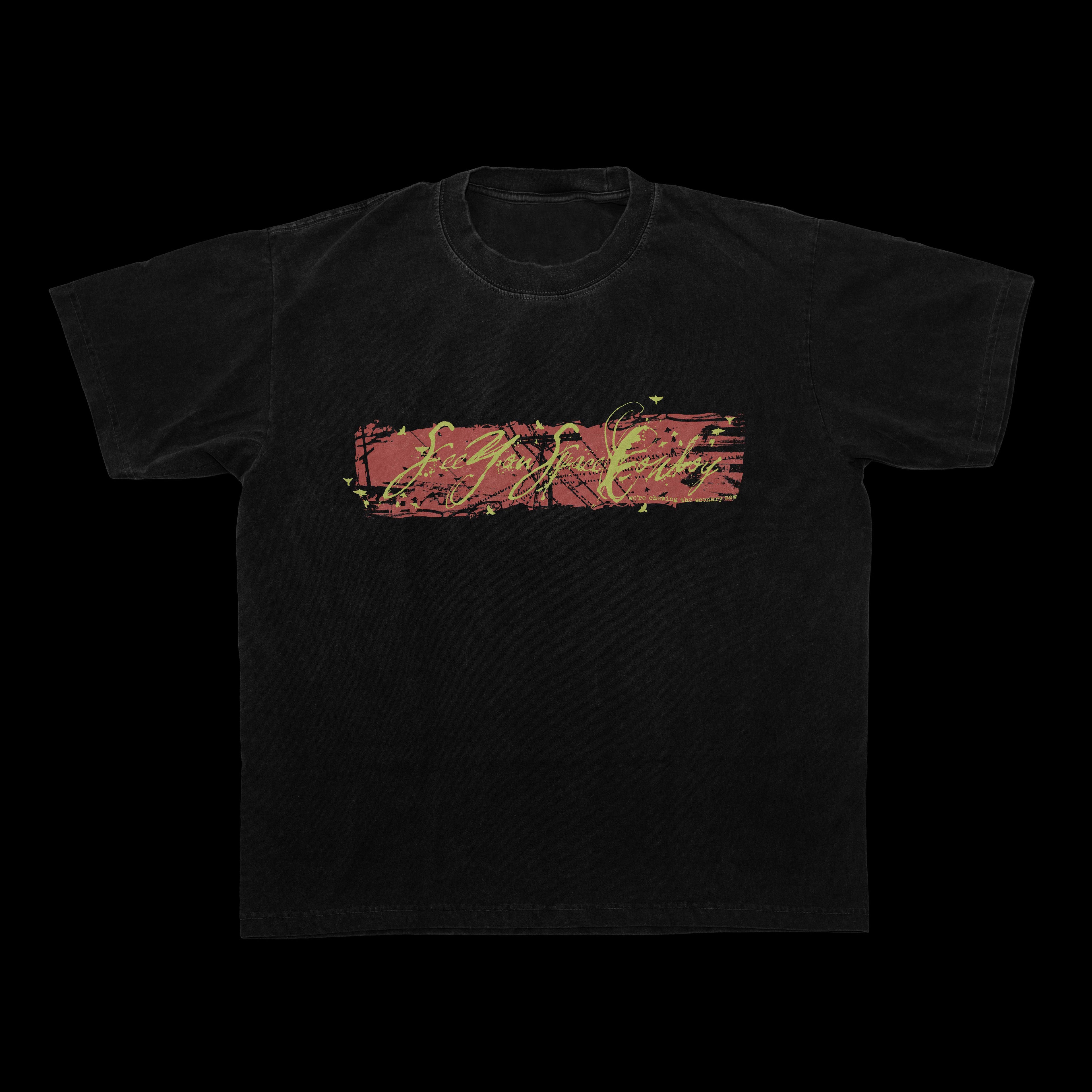 seeyouspacecowboy - Pole Wires T-shirt (Black)
