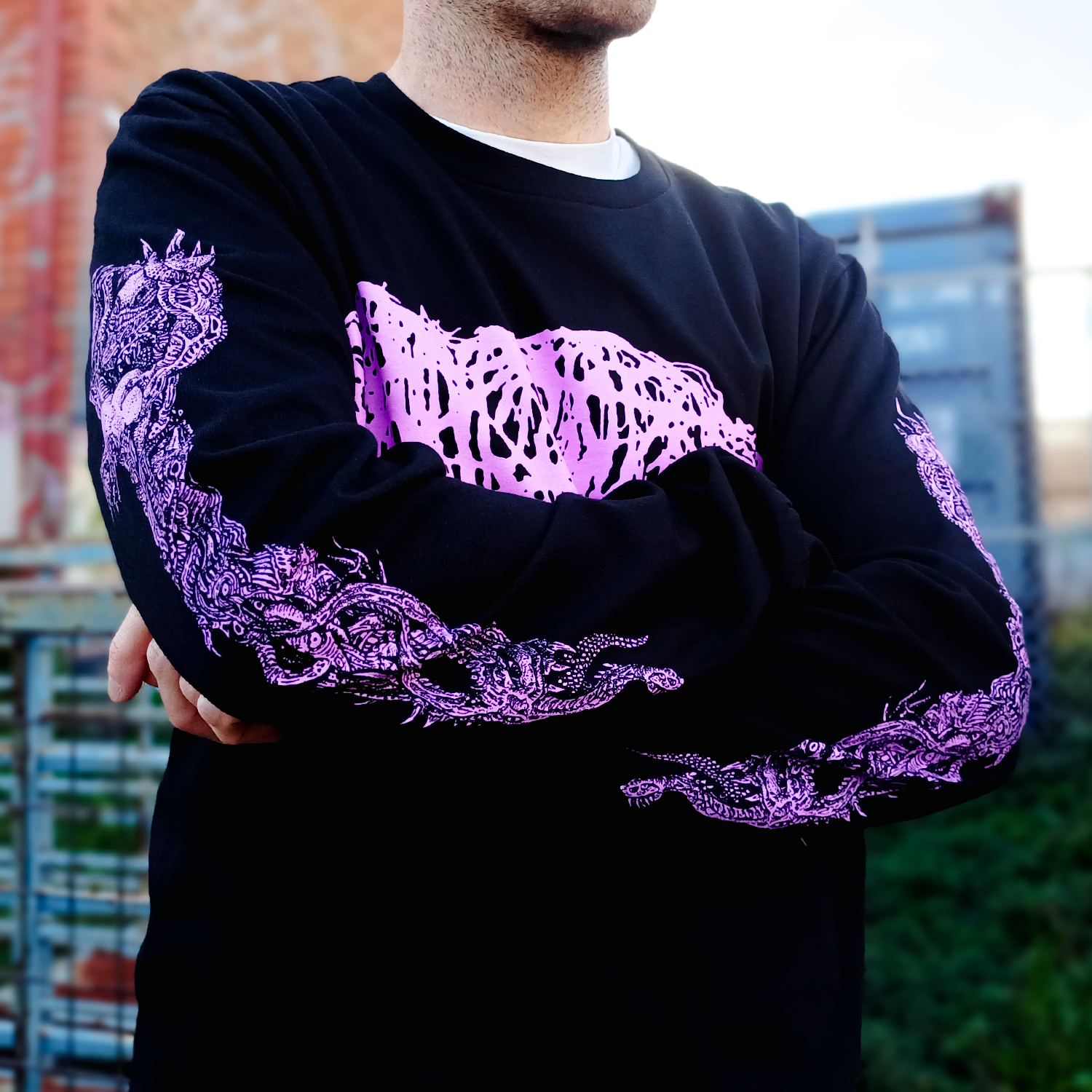 Sanguisugabogg - Purple Demon Longsleeve (Black)