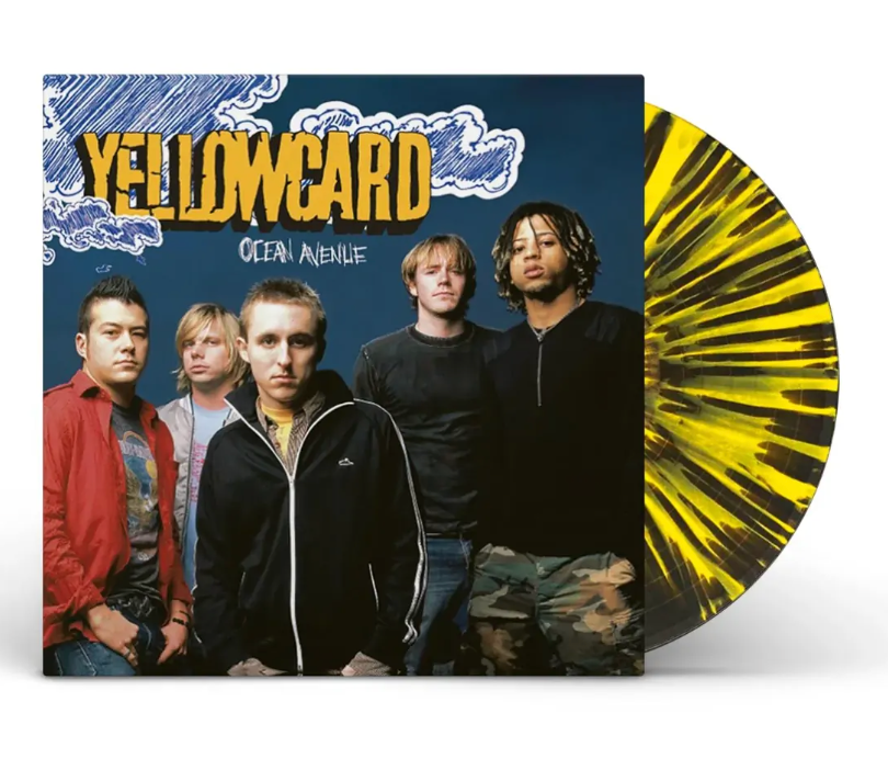 Yellowcard - Ocean Avenue LP (Yellow with Black Splatter Vinyl)
