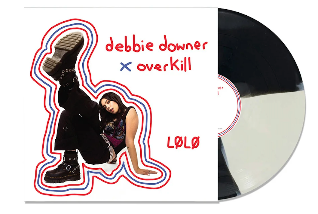 LØLØ - debbie downer / overkill LP (Black And White Quad Vinyl)