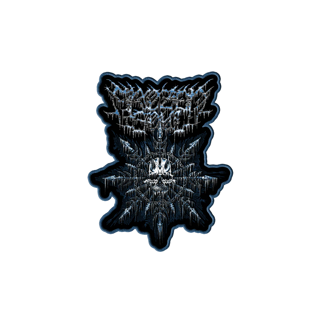 Frozen Soul - Skullflake Die Cut Patch