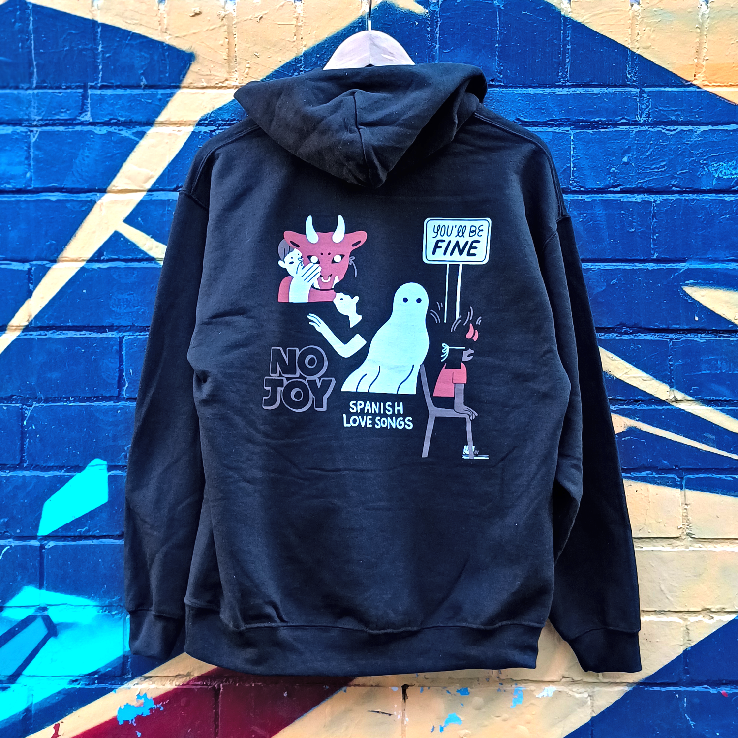 Spanish Love Songs - Ghost Hoodie (Black)