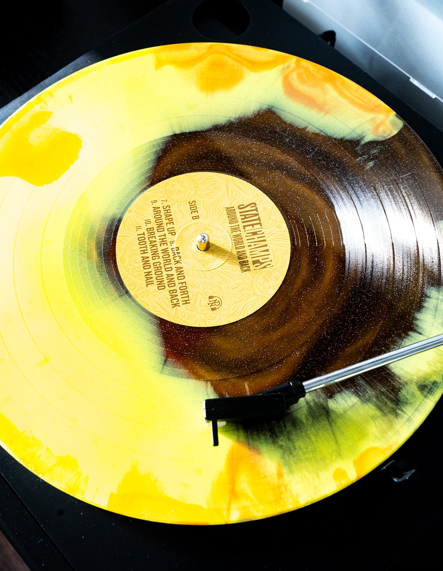 State Champs - Around The World And Back (10 Year Deluxe Edition) 2LP (Orange, Yellow and Black Ice with Glitter Vinyl)